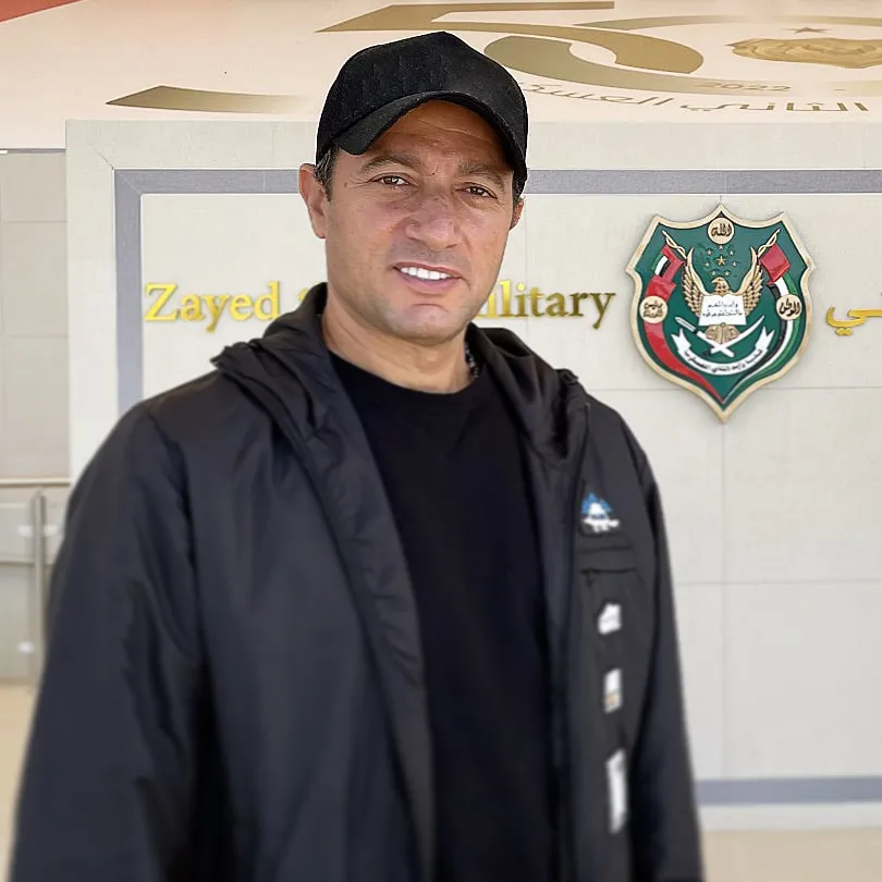 Waleed Nassif at Zayed II Military College in the UAE